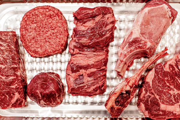 توزیع انواع گوشت دنده بره